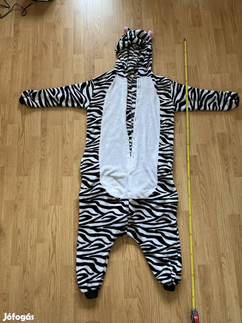 Zebra felnőtt farsangi jelmez cosplay