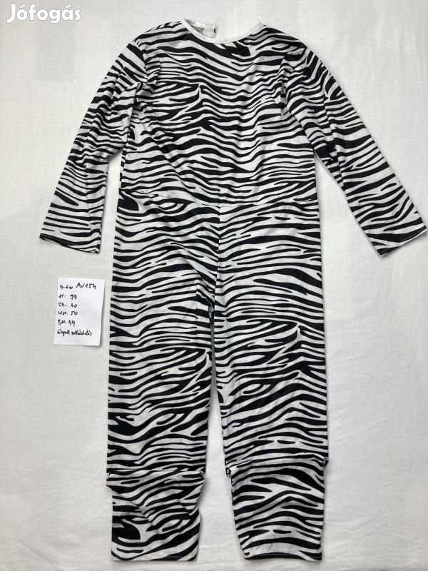 Zebra jelmez, állat jelmez AV154