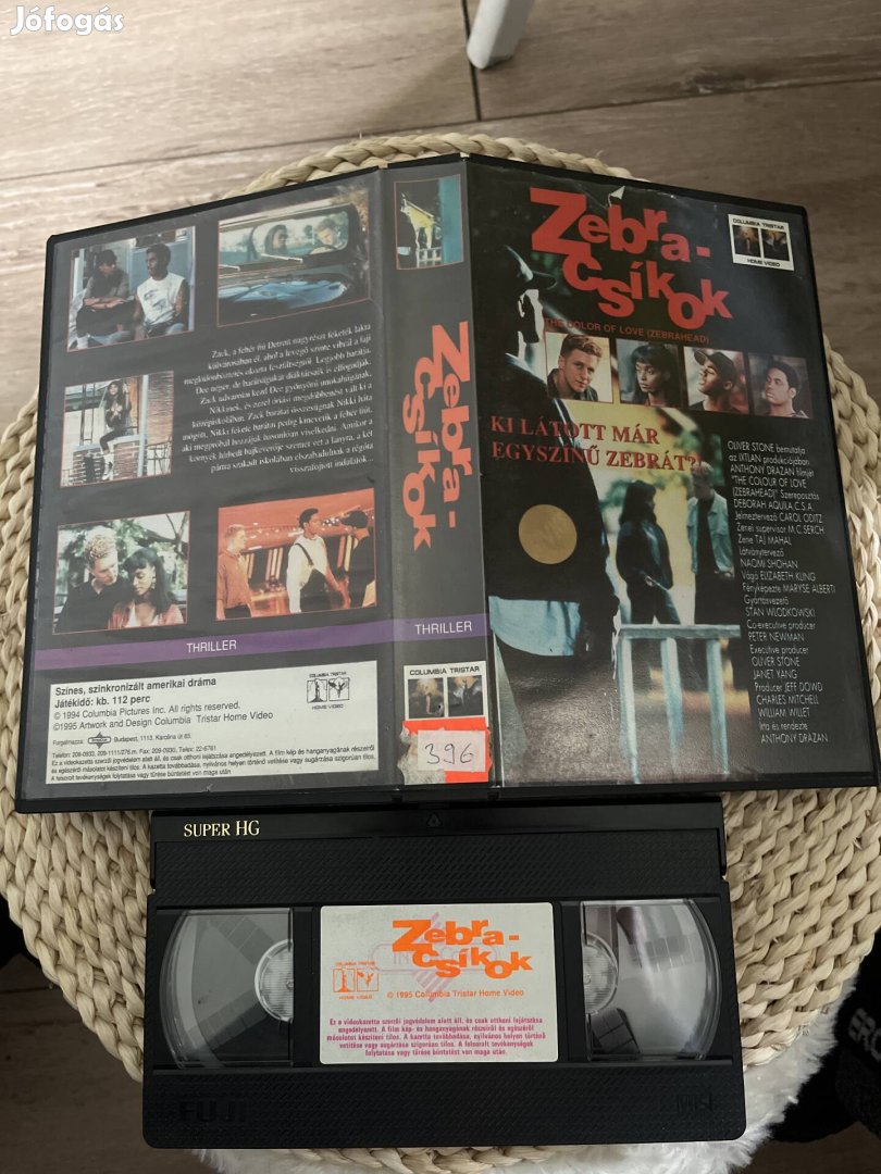 Zebracsíkok vhs film