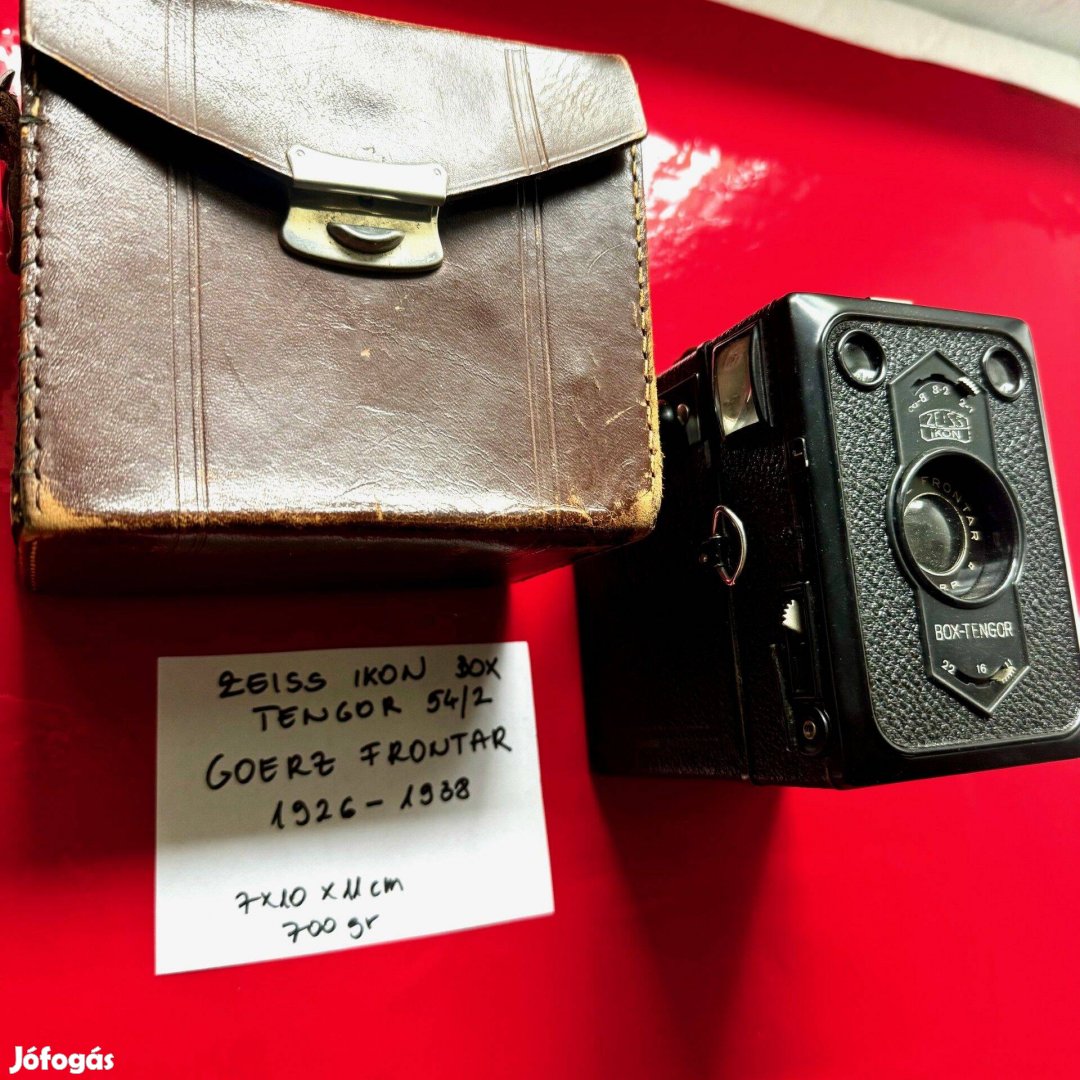 Zeiss Ikon Box Tengor - Német Zeiss Ikon Boxkamera 54/2 - régi kamera