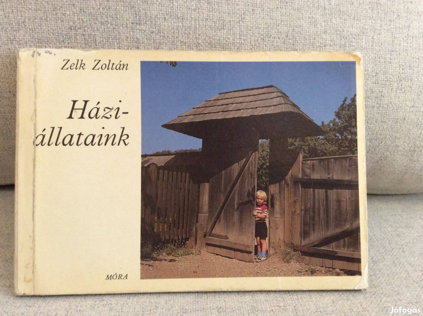 Zelk Zoltán Háziállataink leporelló könyv 1981 mese mesekönyv
