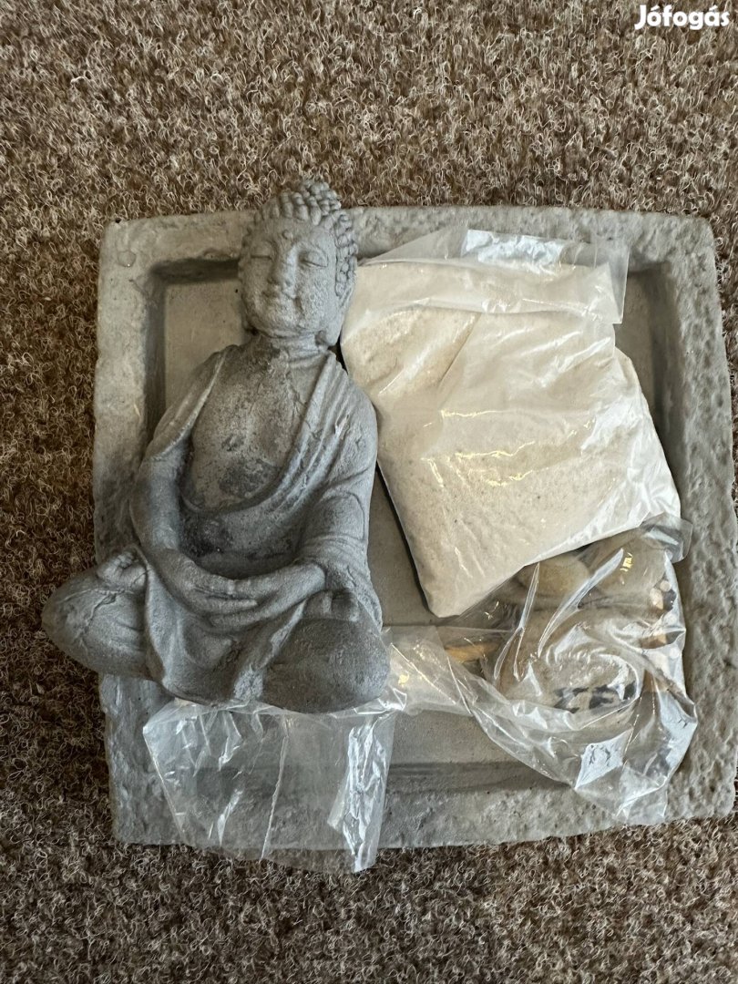 Zen kiskert Buddha szoborral új keramia