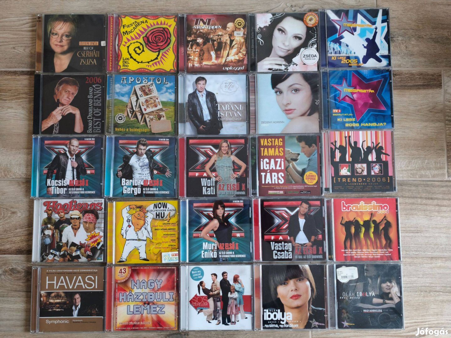 Zenei CD lemezek 2500Ftdb