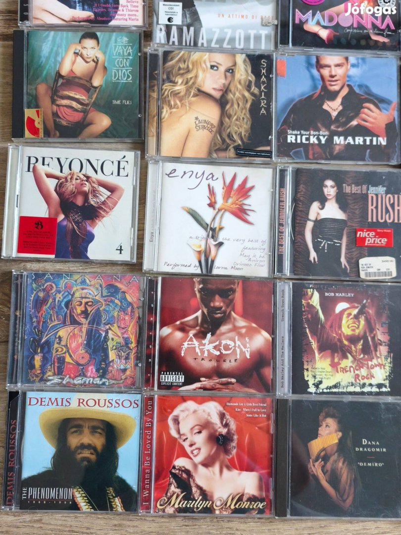 Zenei CD lemezek 2500Ftdb -tól