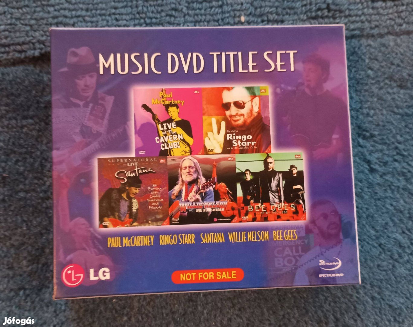 Zenei DVD 5 db - ajándékcsomag egyben eladó