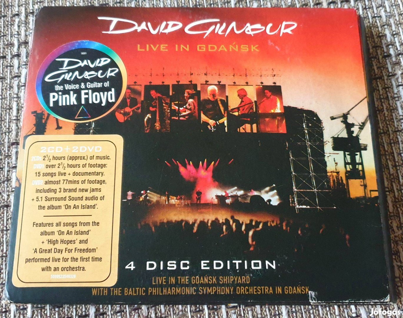 Zenei DVD Pink Floyd, David Gilmour, Madonna, Tina Turner