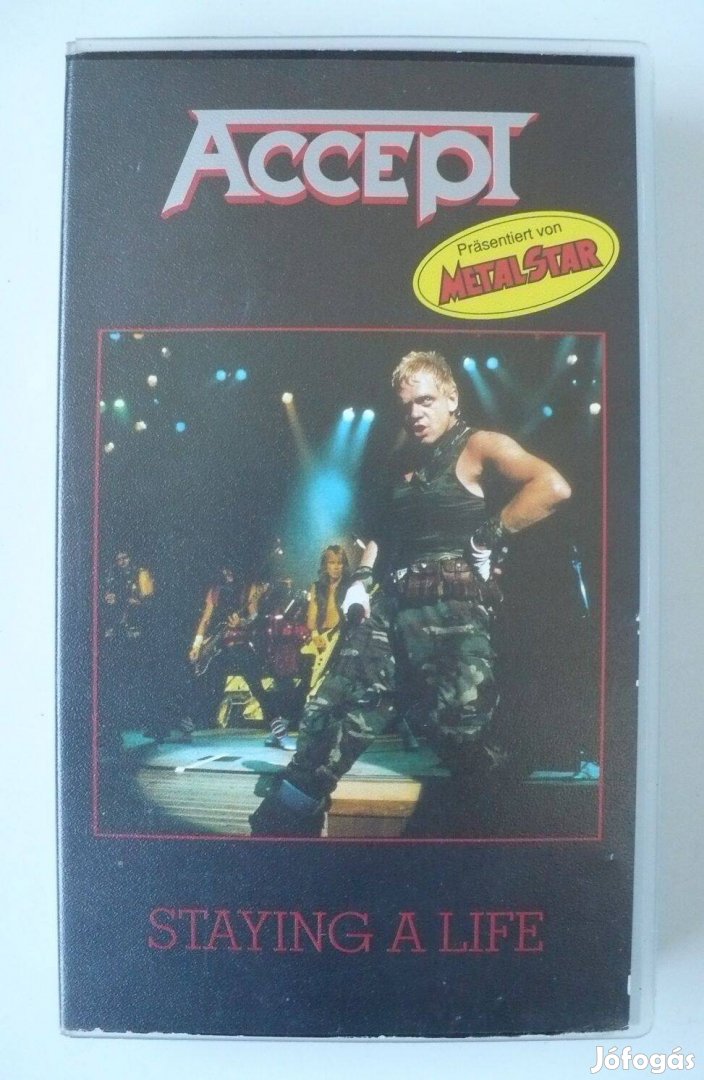 Zenei VHS: Accept - Staying a life (1985-86 Tour, 1990)