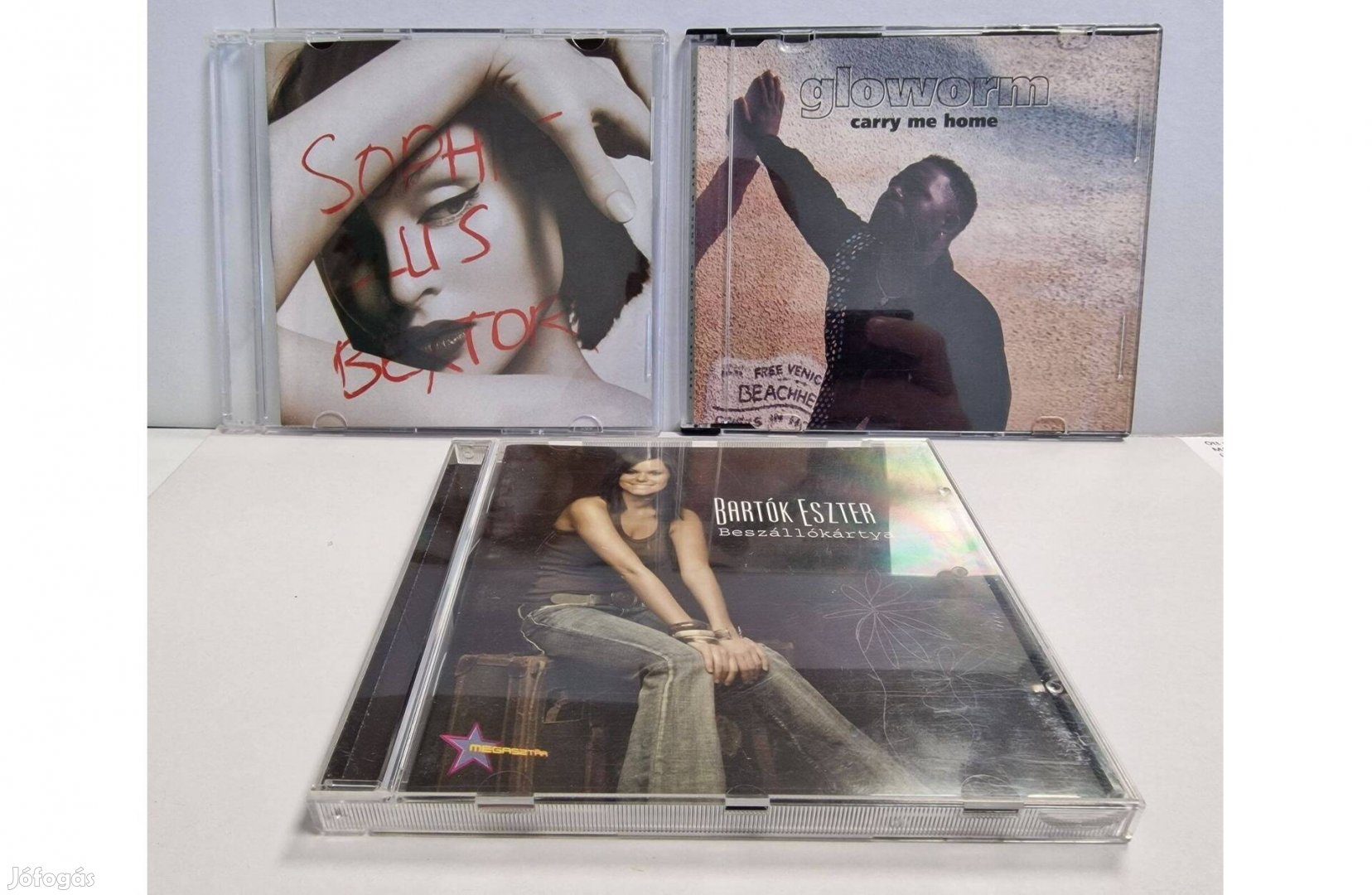 Zenei eredeti, karcmentes CD-k eladók 1.500 Ft/db áron