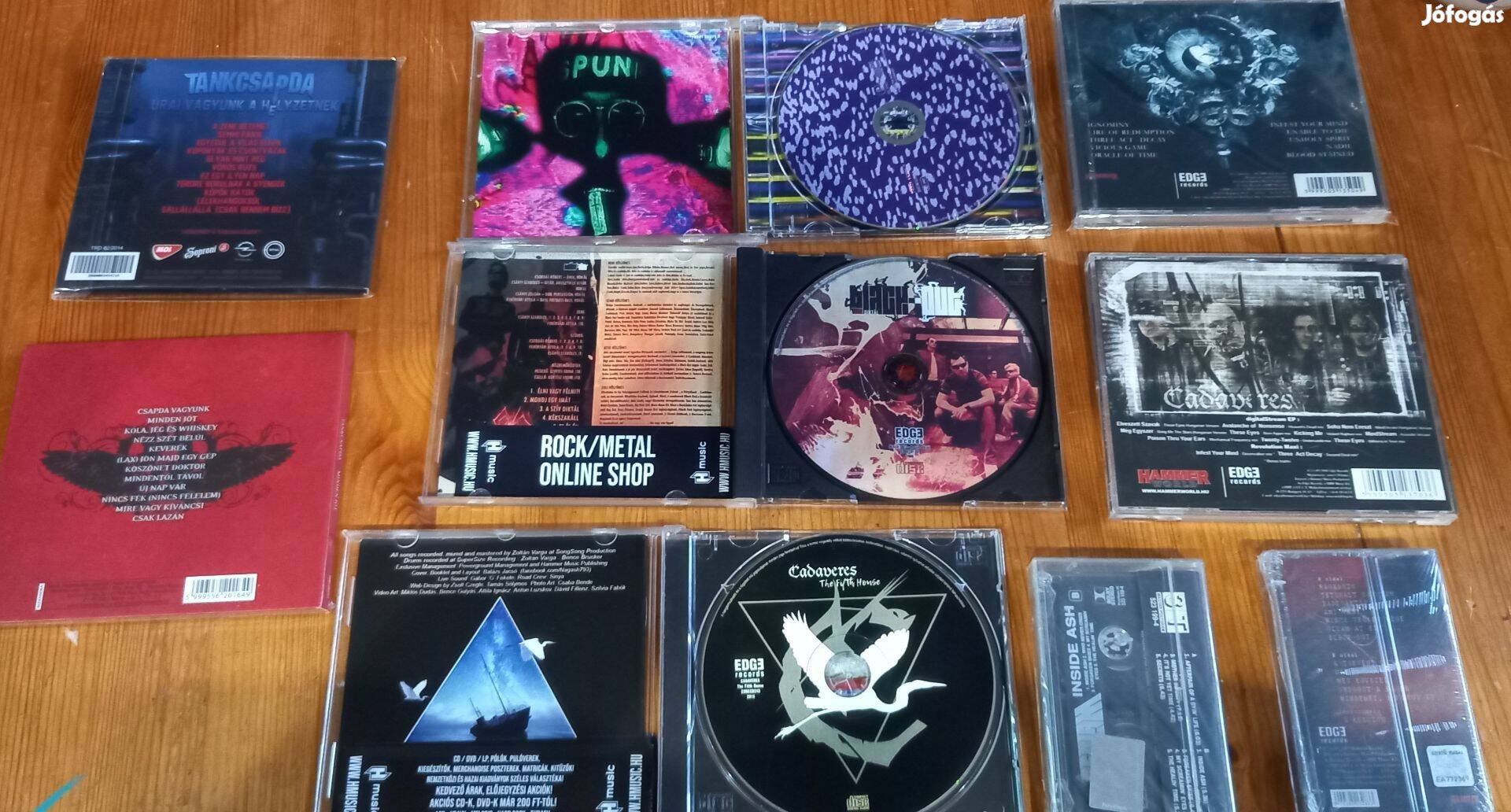 Zenei gyüjtemény CD-k