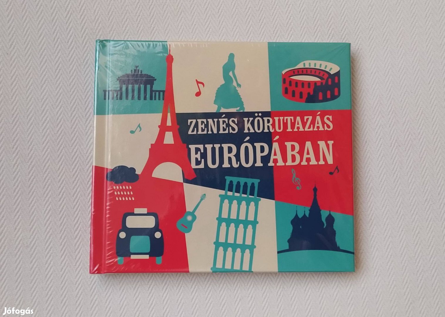 Zenés körutazás Európában c.mediakönyv 3 CD-vel