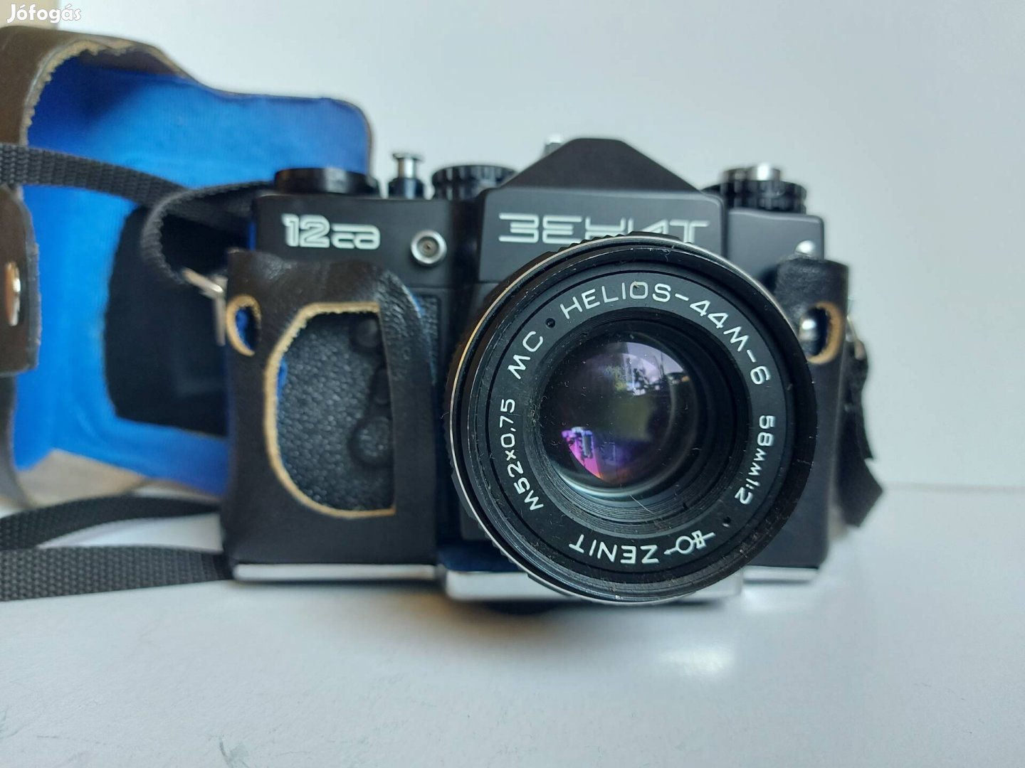 Zenit 12 SD fényképezőgép_Helios 44-6 objektívvel