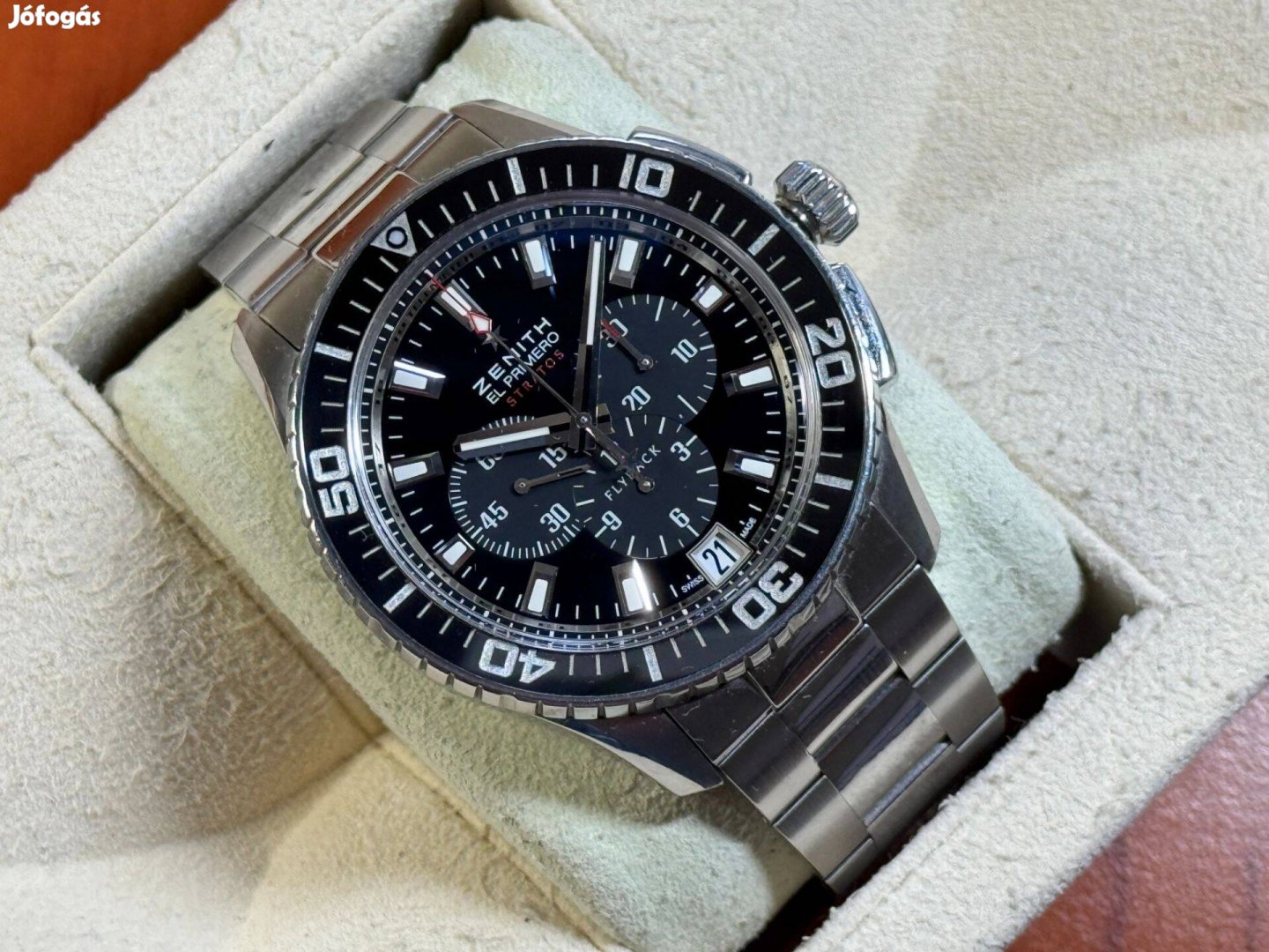 Zenith Stratos El Primero 45 frissen szervizelve Lgsw