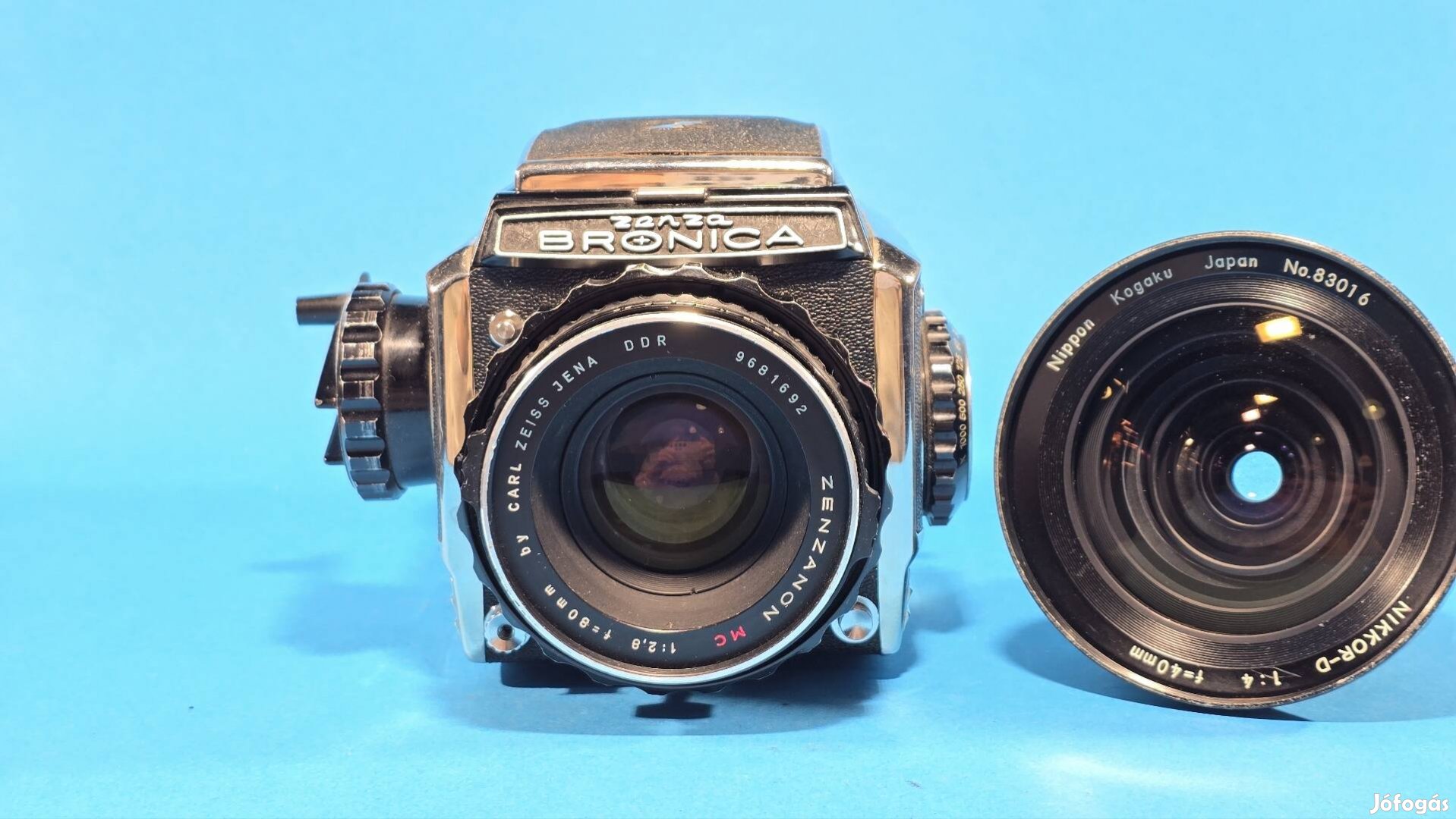 Zenza Bronica S2 fényképezőgép Carl Zeiss Zenzanon 2.8 80mm
