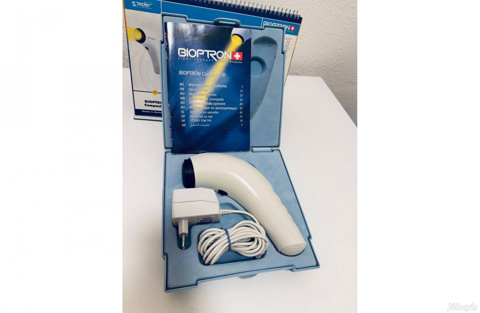 Zepter Bioptron Compact Lámpa Garancia 1 Év számlával