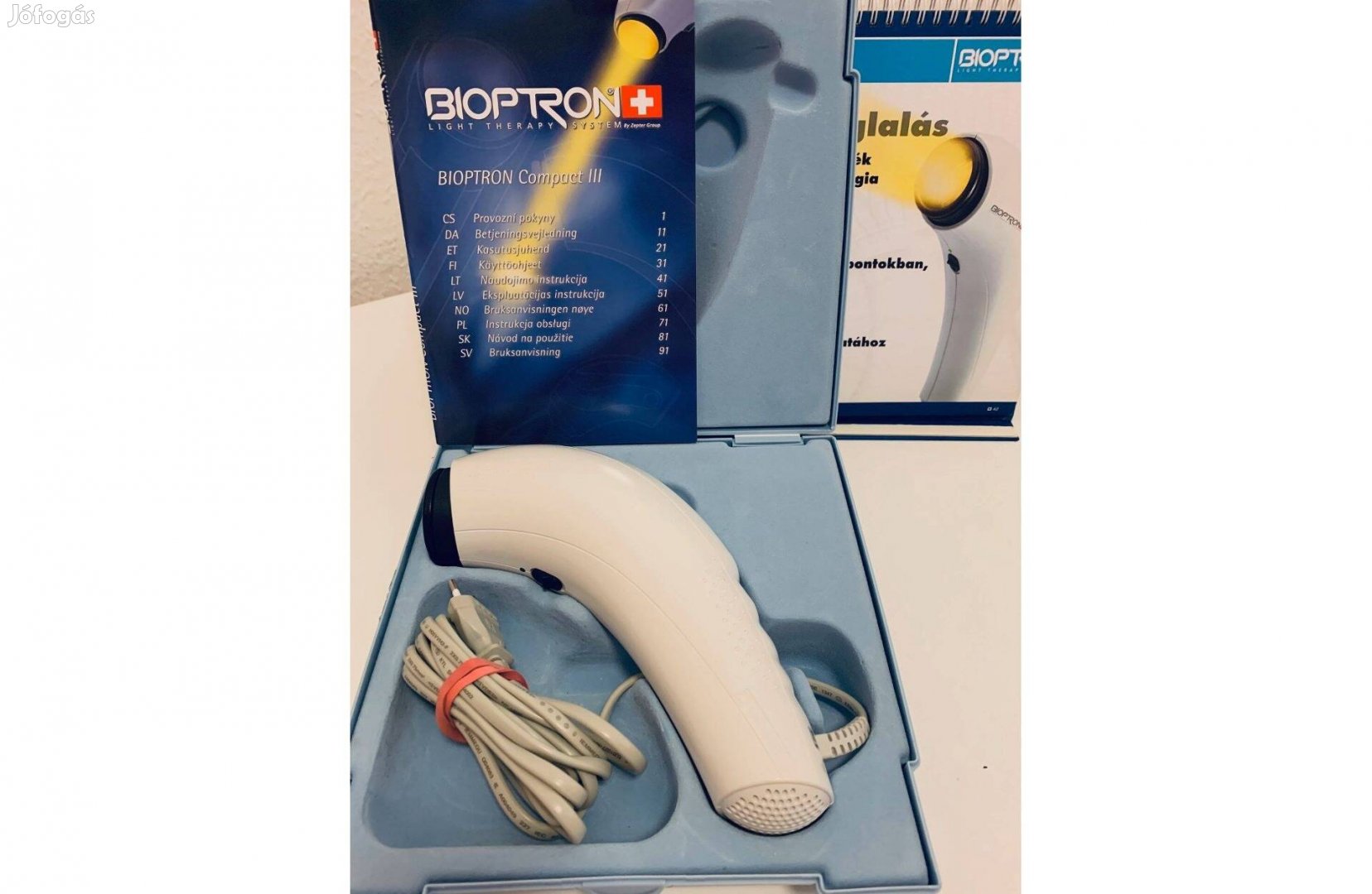 Zepter Bioptron Compact Lámpa Garancia 3 Év számlával