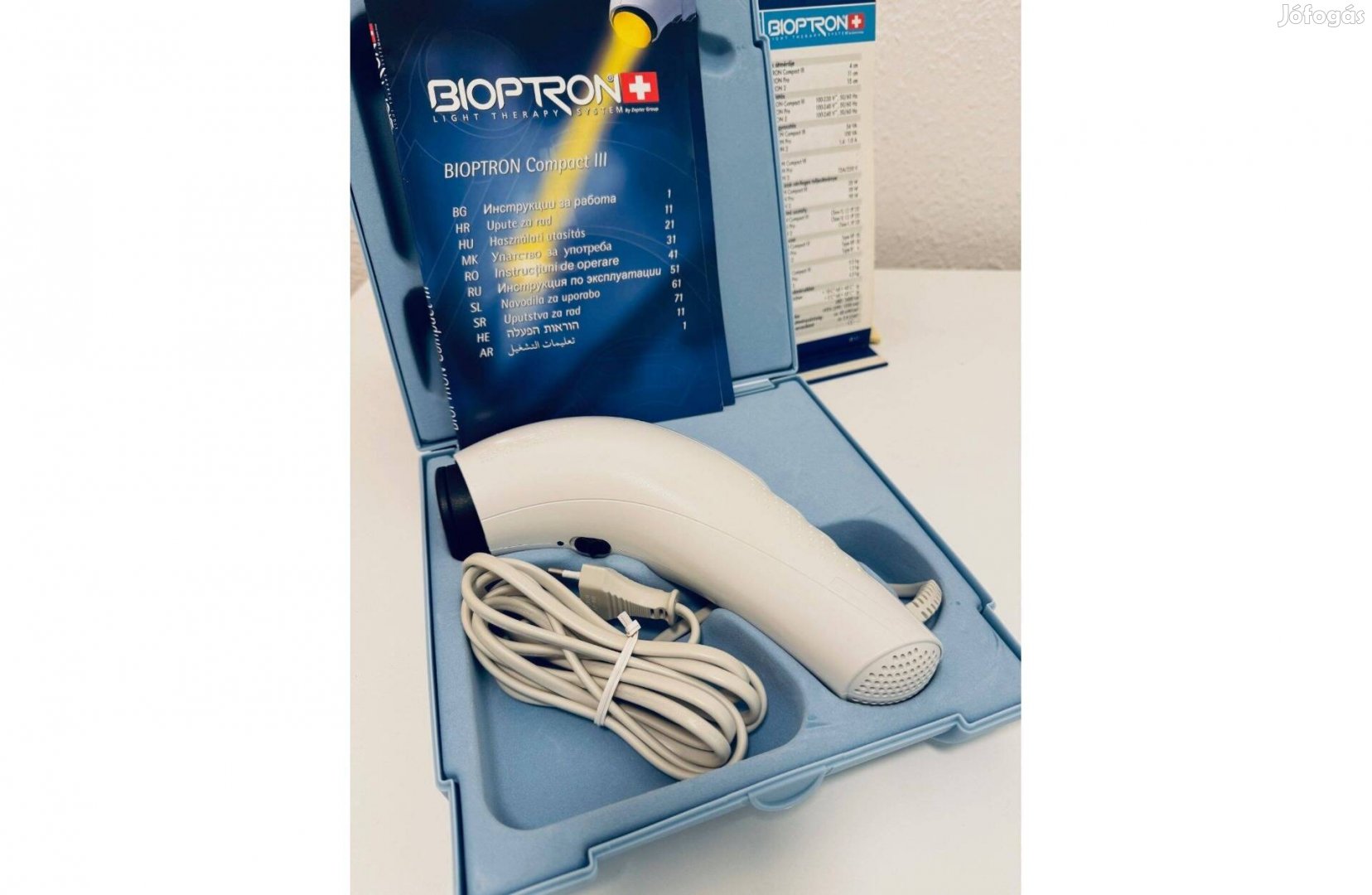 Zepter Bioptron Compact Lámpa Garancia 5 Év számla