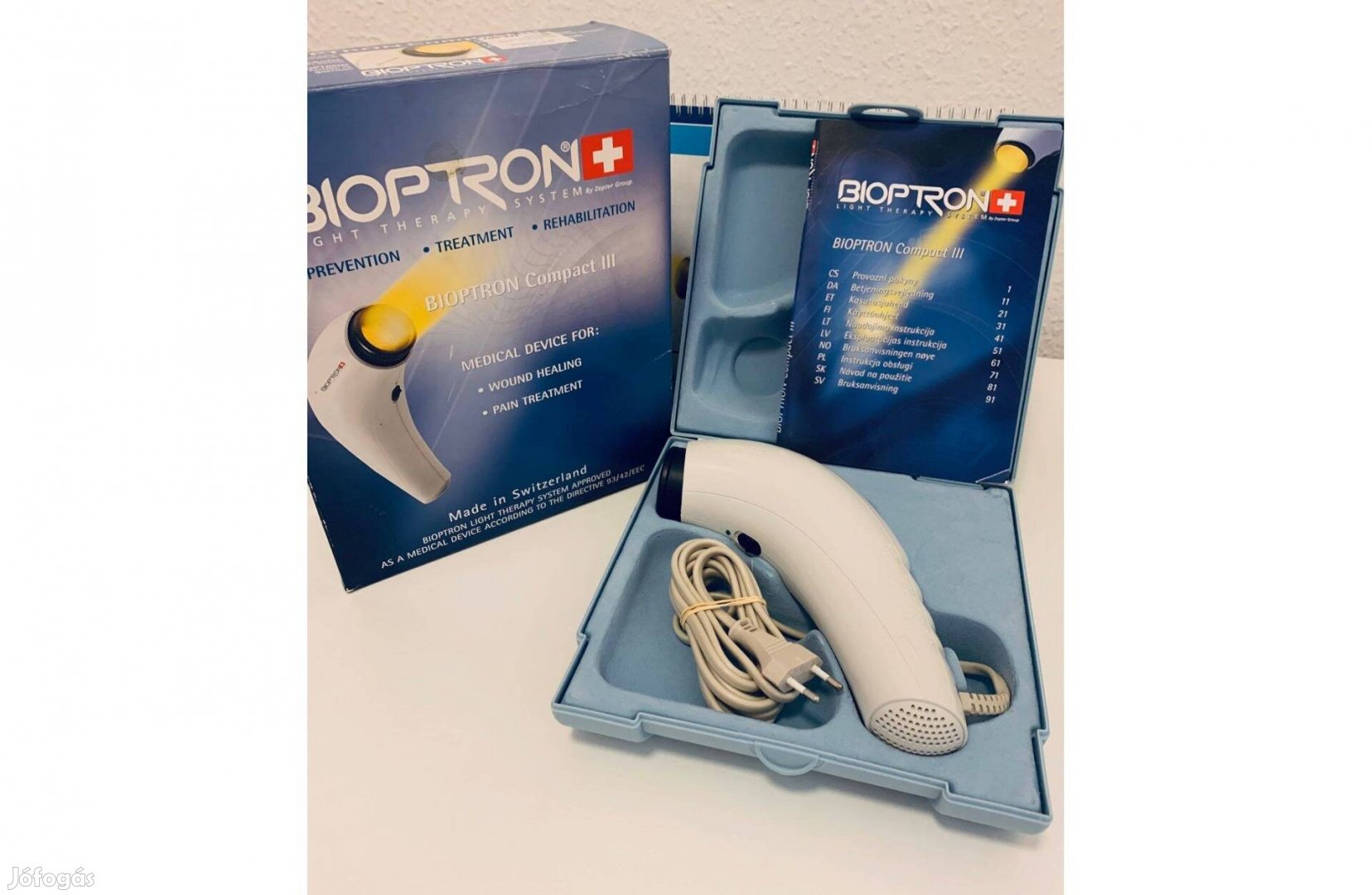 Zepter Bioptron Compact Lámpa és színek Garancia 4 Év számla