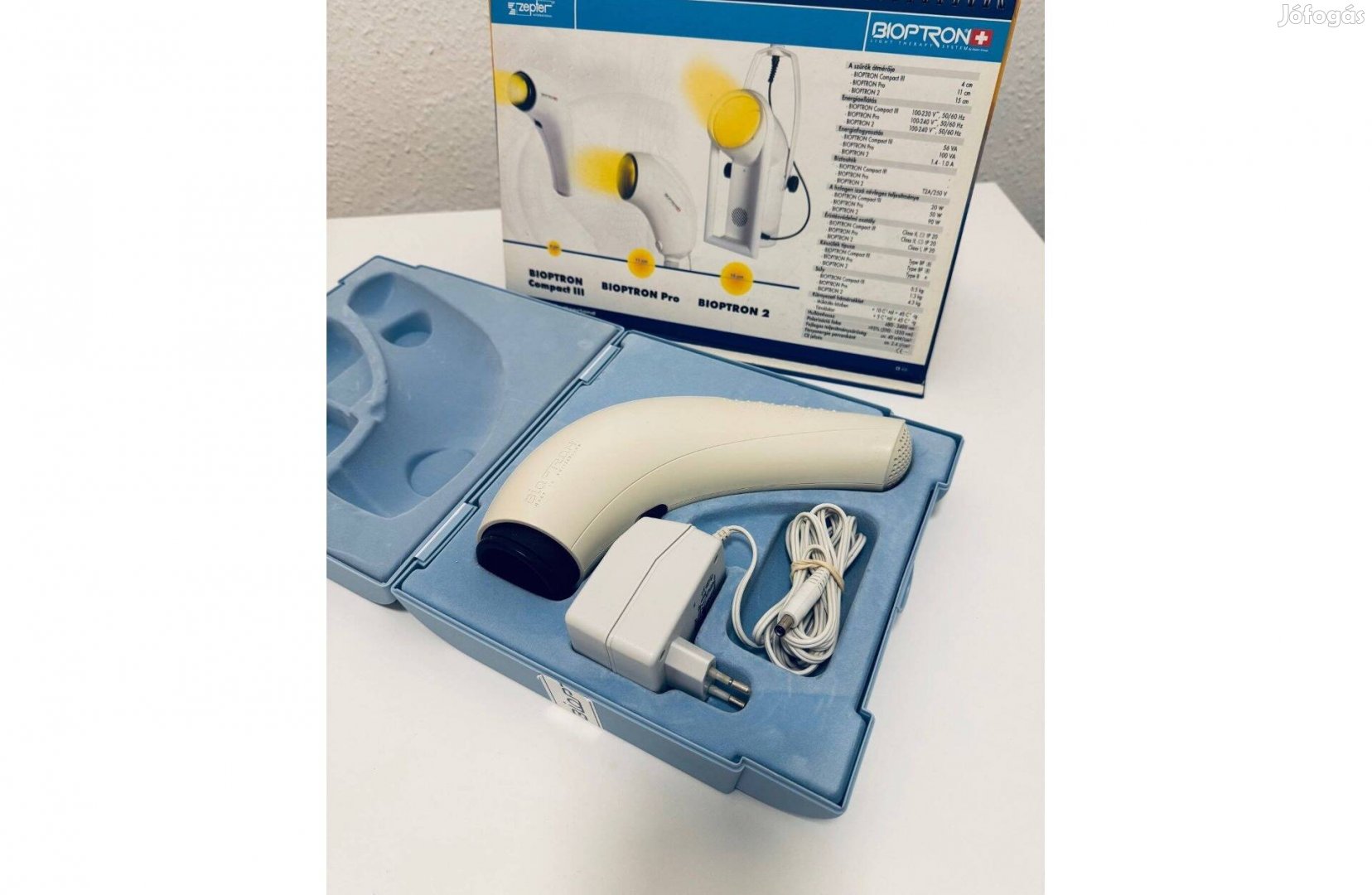 Zepter Bioptron Compact adapteres lámpa Garancia 1 Év számla