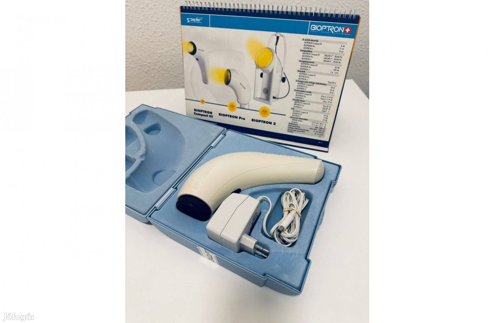 Zepter Bioptron Compact adapteres lámpa Garancia + Számla