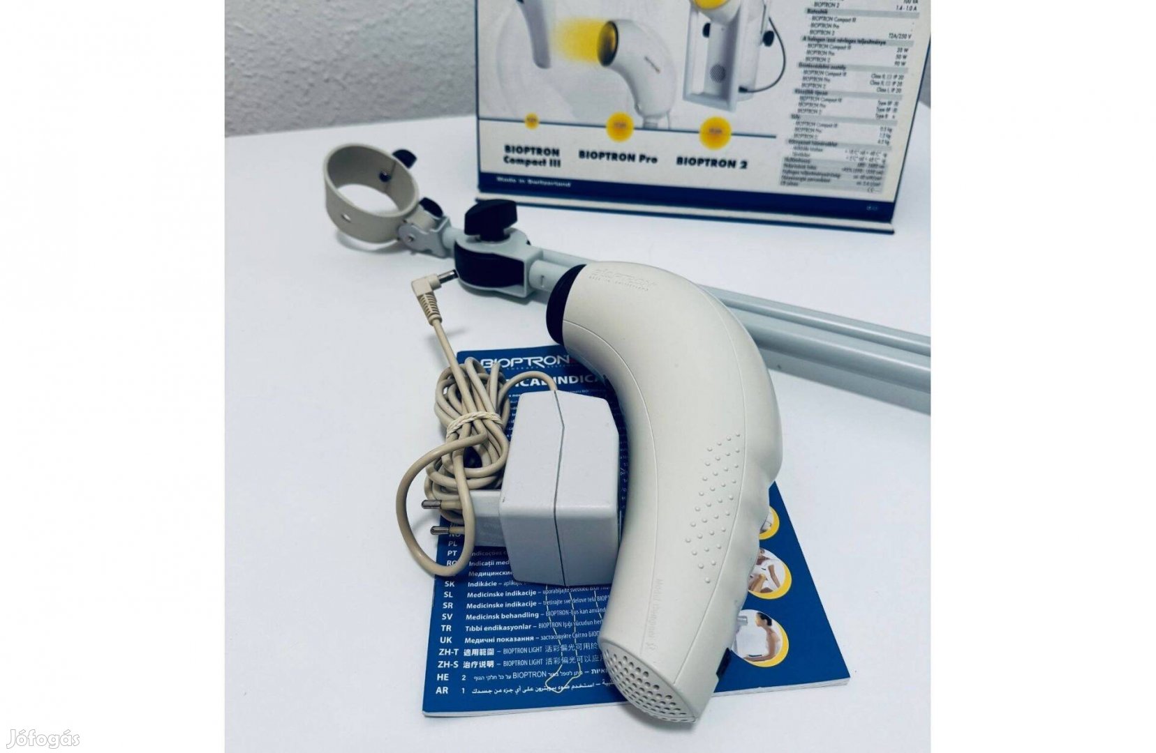 Zepter Bioptron Compact adapteres lámpa és állvány Garancia 1 Év