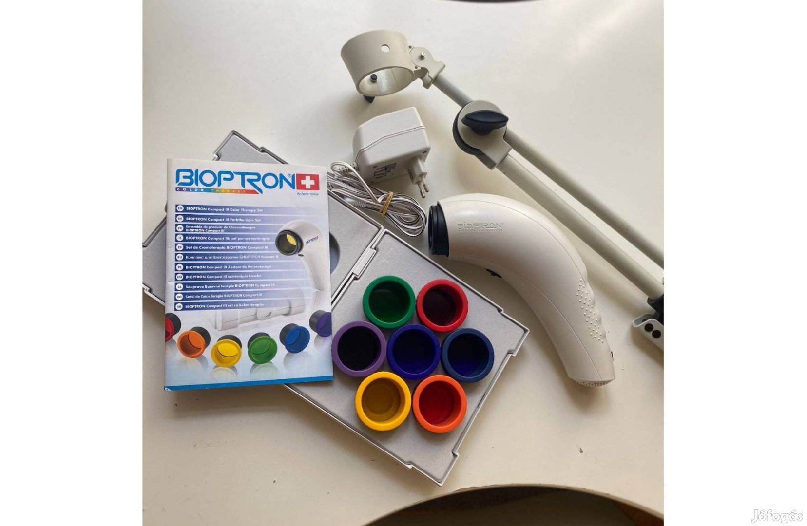 Zepter Bioptron Compact kézi lámpa színekkel állvánnyal együtt !