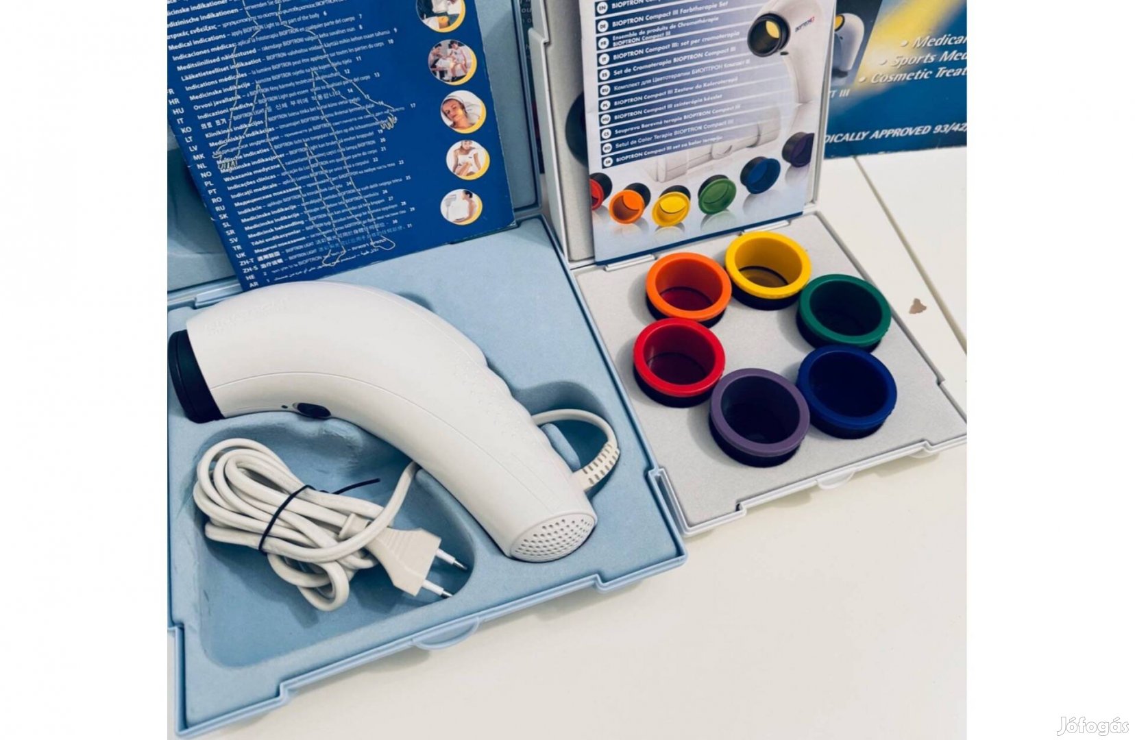 Zepter Bioptron Compact lámpa és 6 db színes lencse