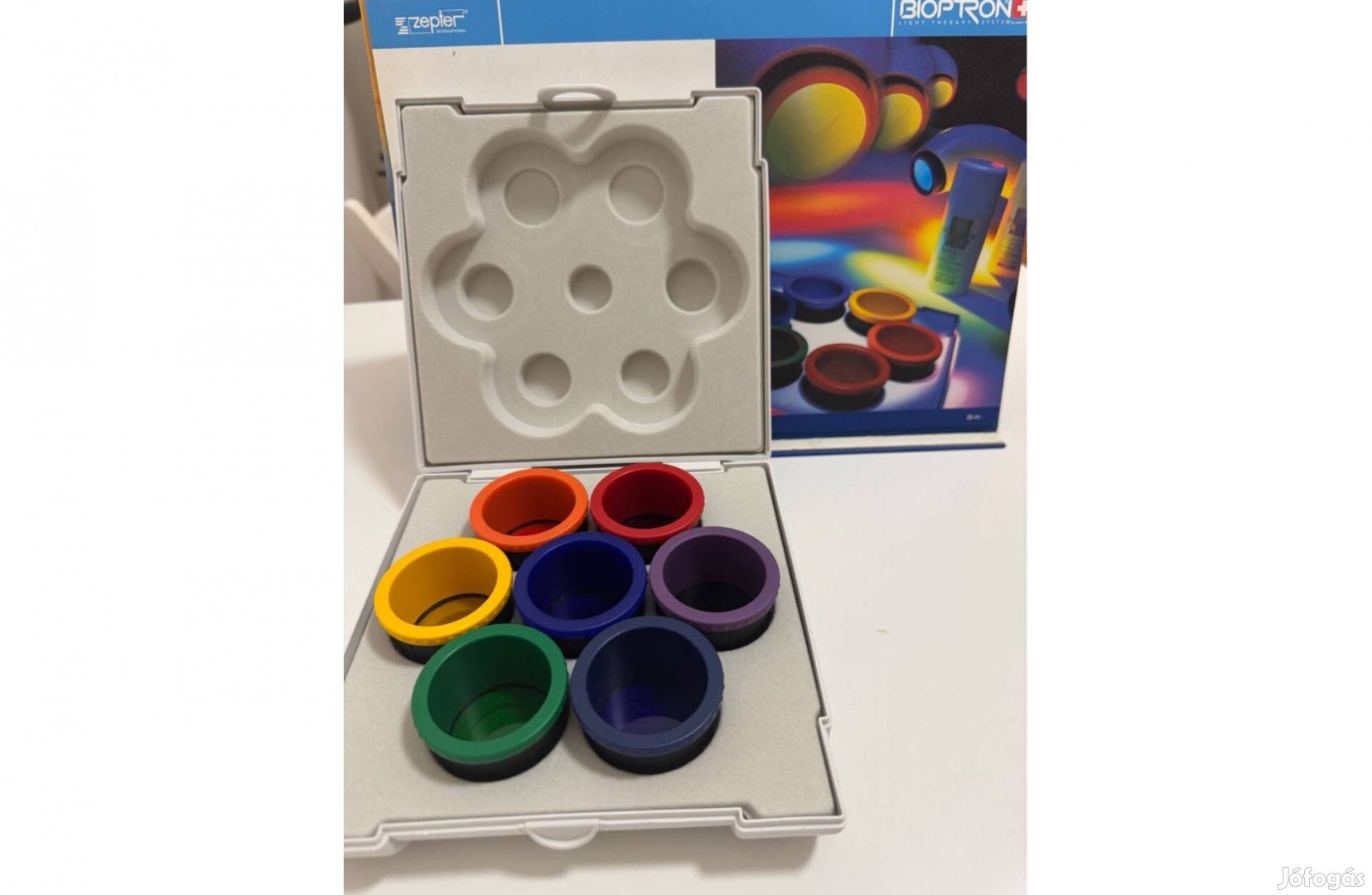 Zepter Bioptron Compact lámpához való 7 db színes lencse