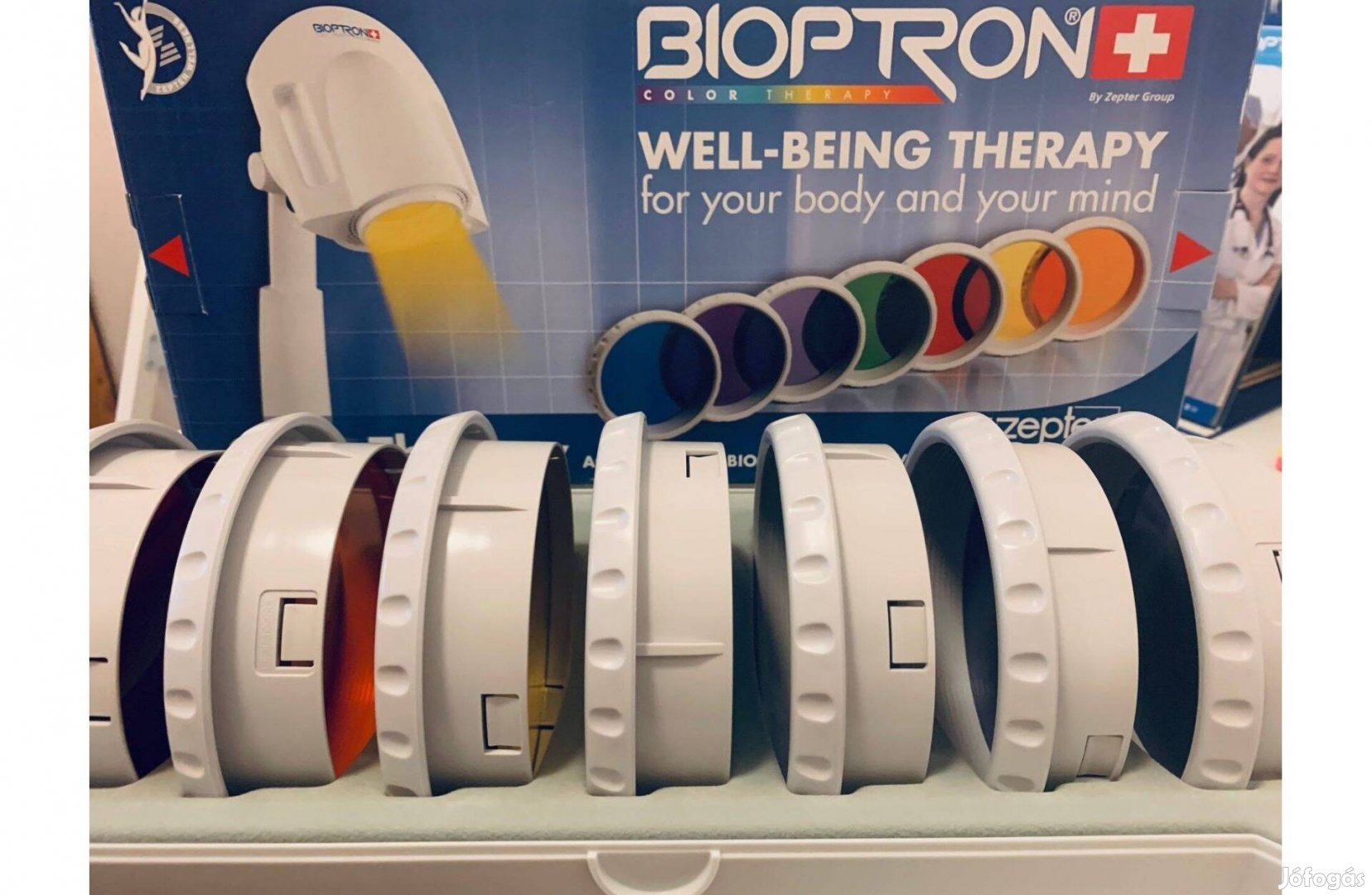 Zepter Bioptron Pro1 lámpához színterápiás készlet Számlával