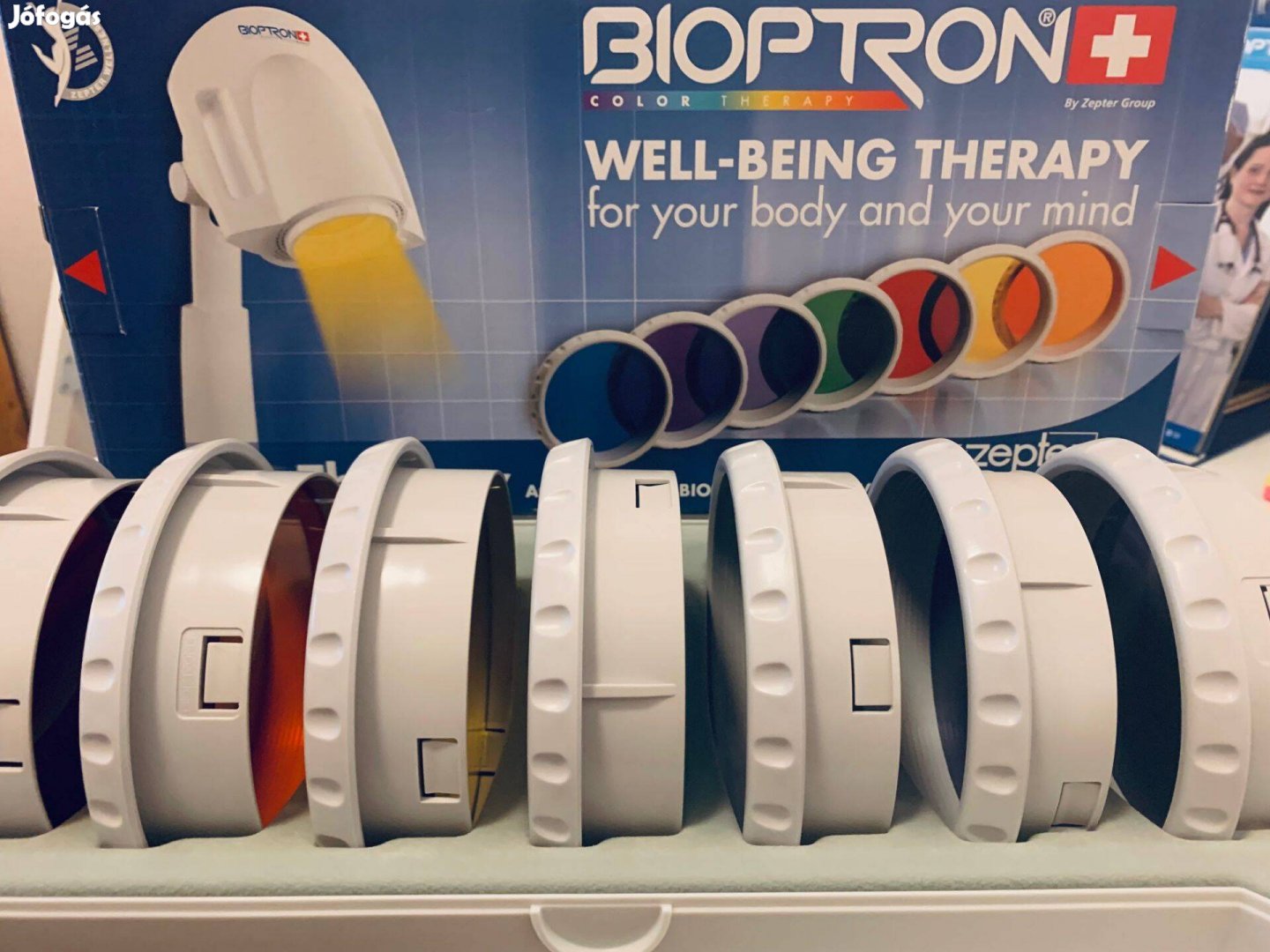 Zepter Bioptron Pro1 lámpához színterápiás készlet Számlával
