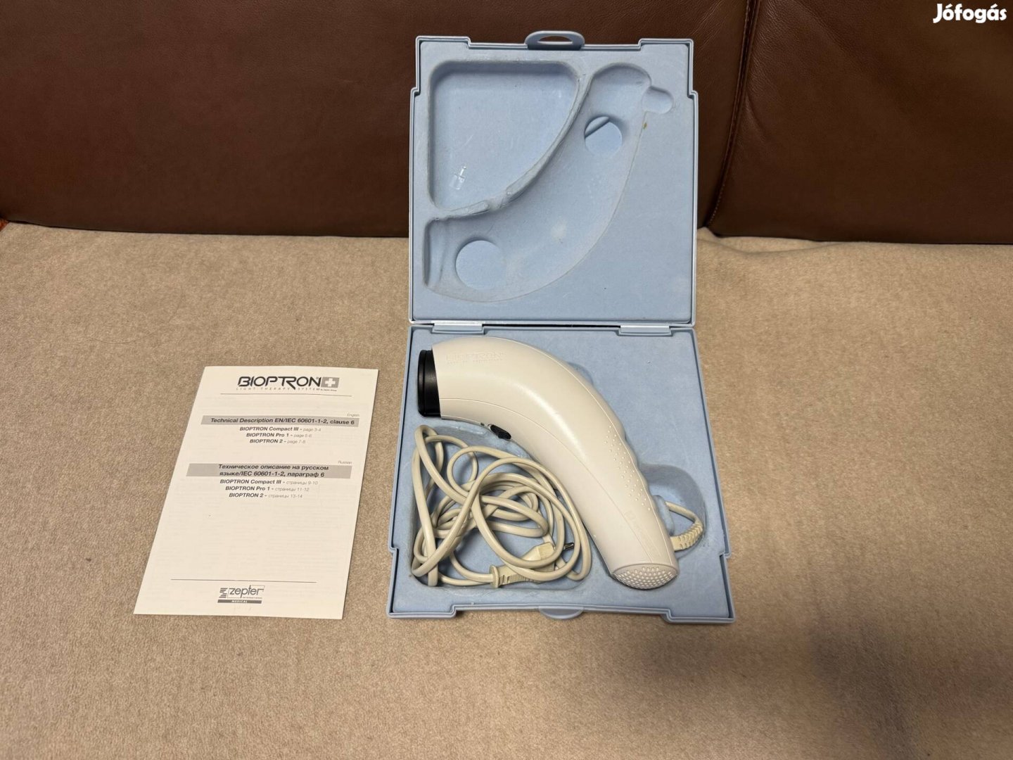 Zepter Bioptron compact 3 kézi lámpa dobozában eladó