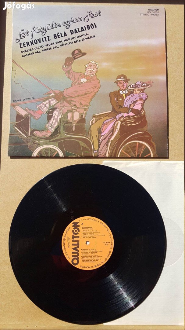 Zerkovitz Béla dalaiból Ezt Fütyülte Egész Pest Lpx 16630