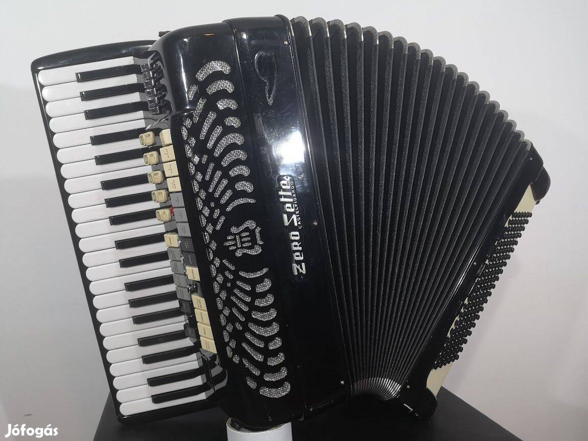 Zero Sette B18 olasz harmonika, dupla musette