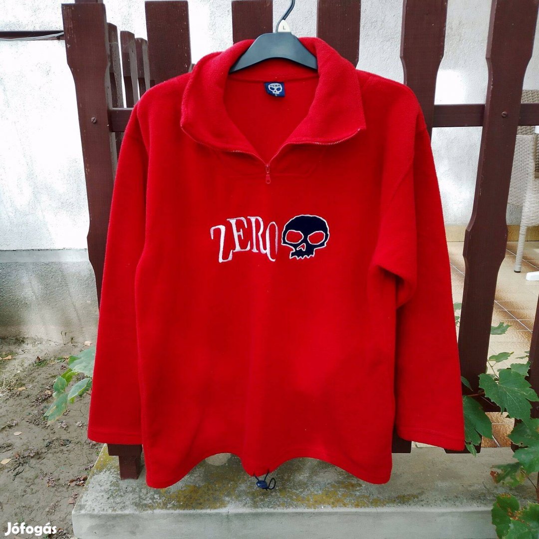 Zero piros férfi pulóver (XL, hibátlan)