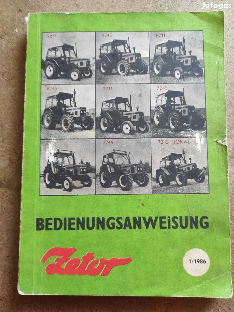 Zetor 5211, 5245, 6211, 7711 kezelési útmutató 