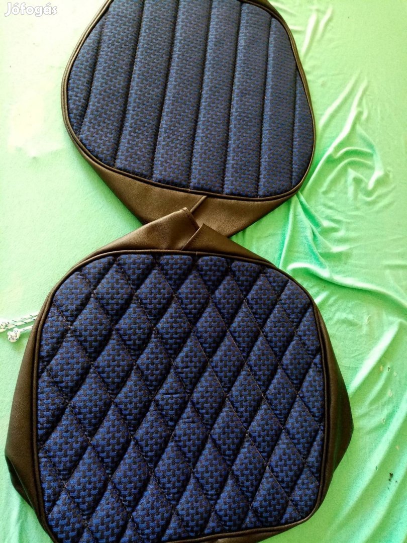 Zetor 6045, 6245 ülés védőhuzat. Kék kockás. 