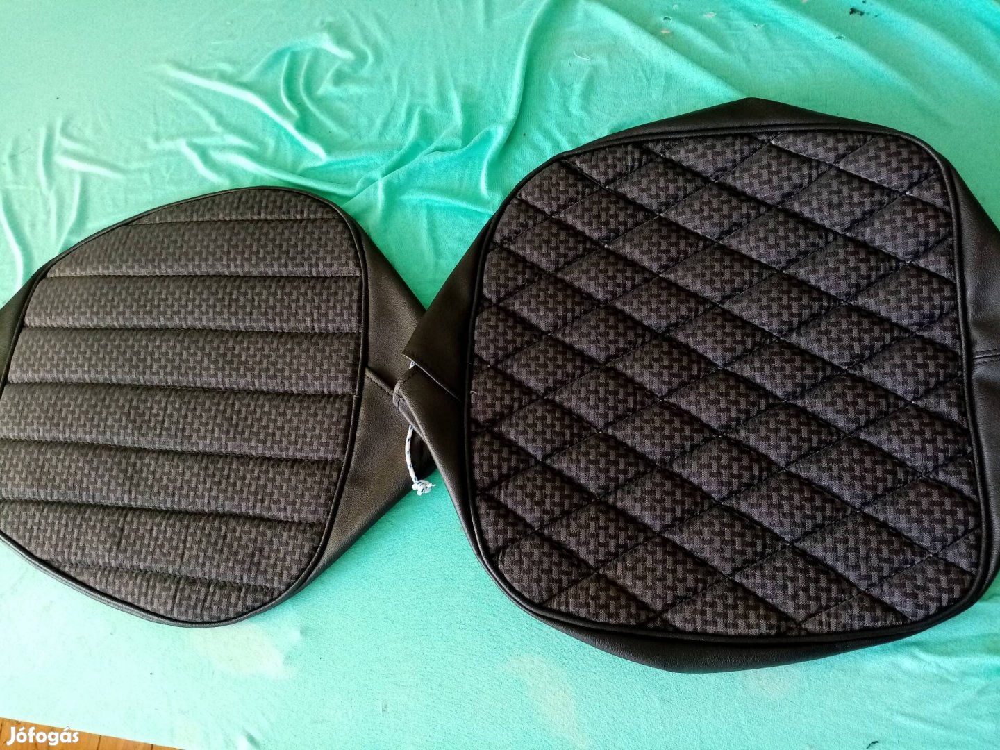 Zetor 6045, 6245 ülés védőhuzat. Szürke kockás. 