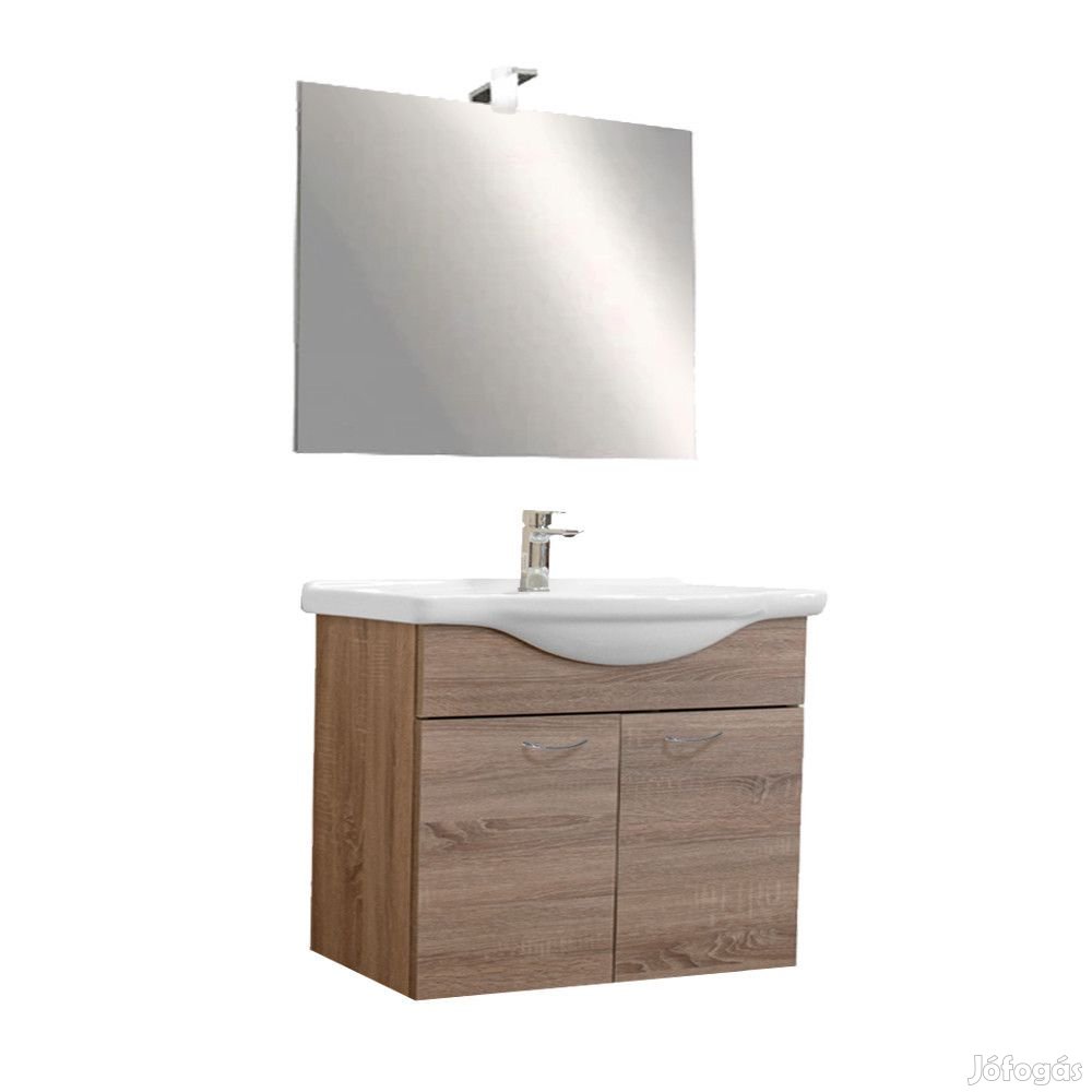 Zeus 85 komplett fürdőszoba bútor Rauna szil