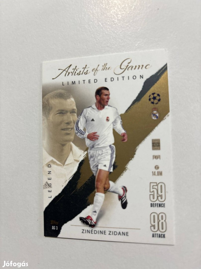 Zidane Focis kártya