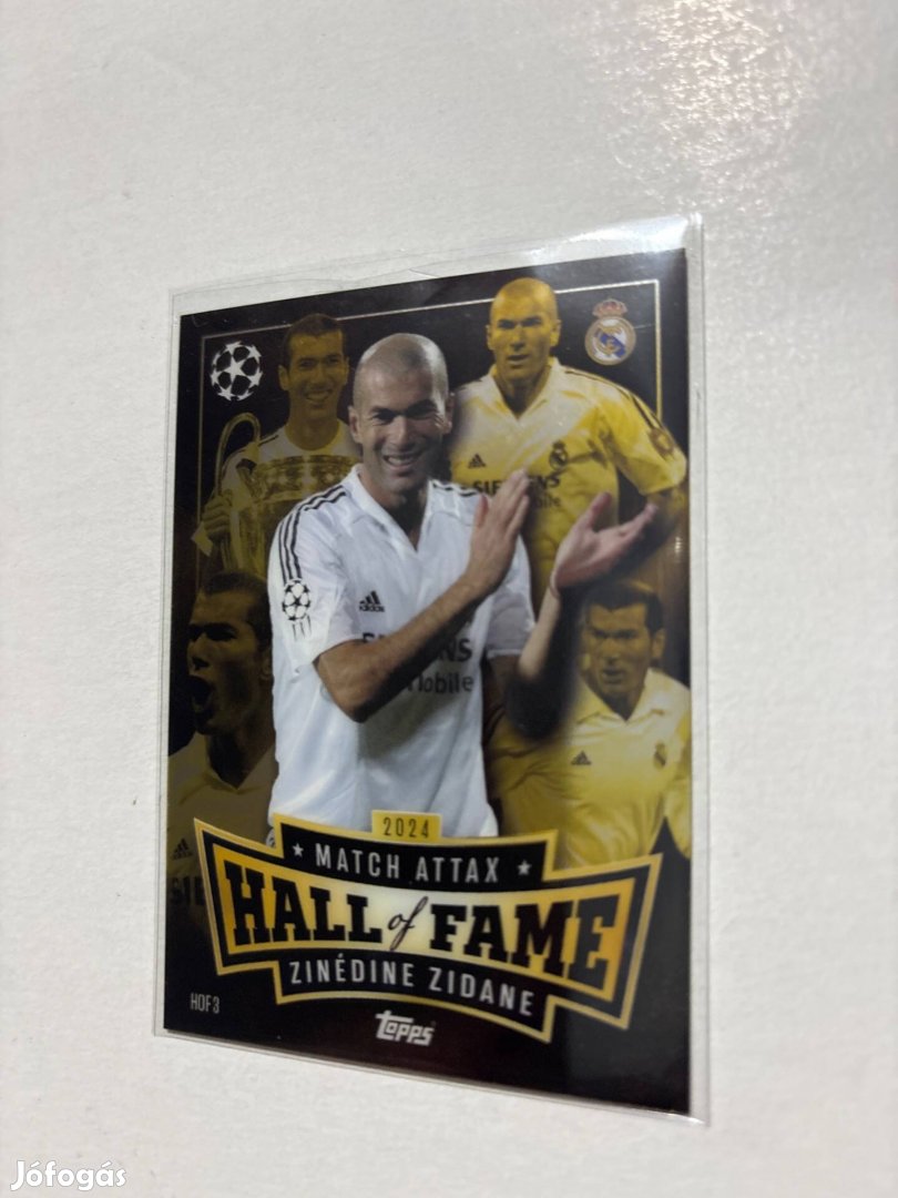 Zidane Hall Of Fame focis kártya