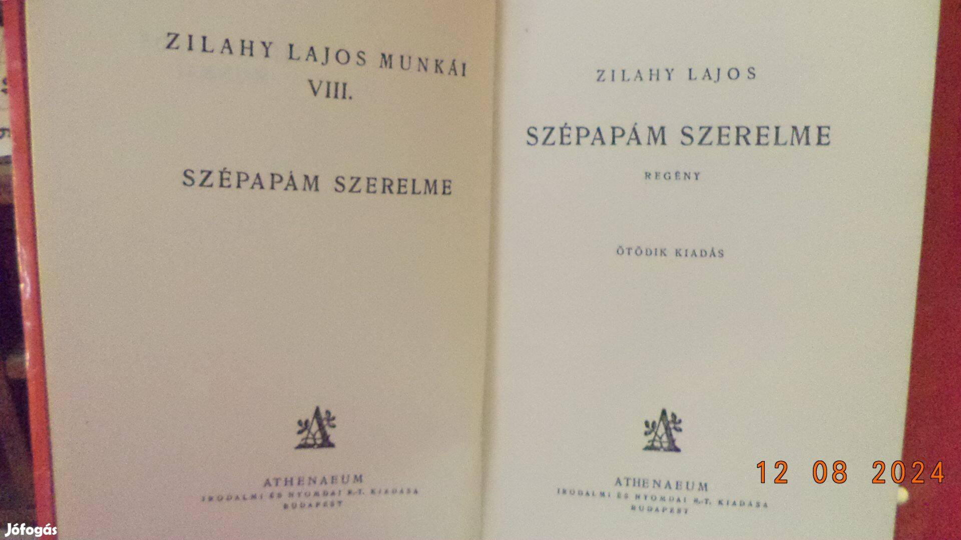 Zilahy Lajos: Szépapám szerelme