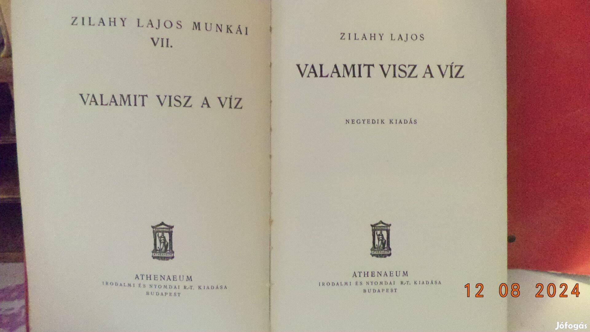 Zilahy Lajos: Valamit visz a víz