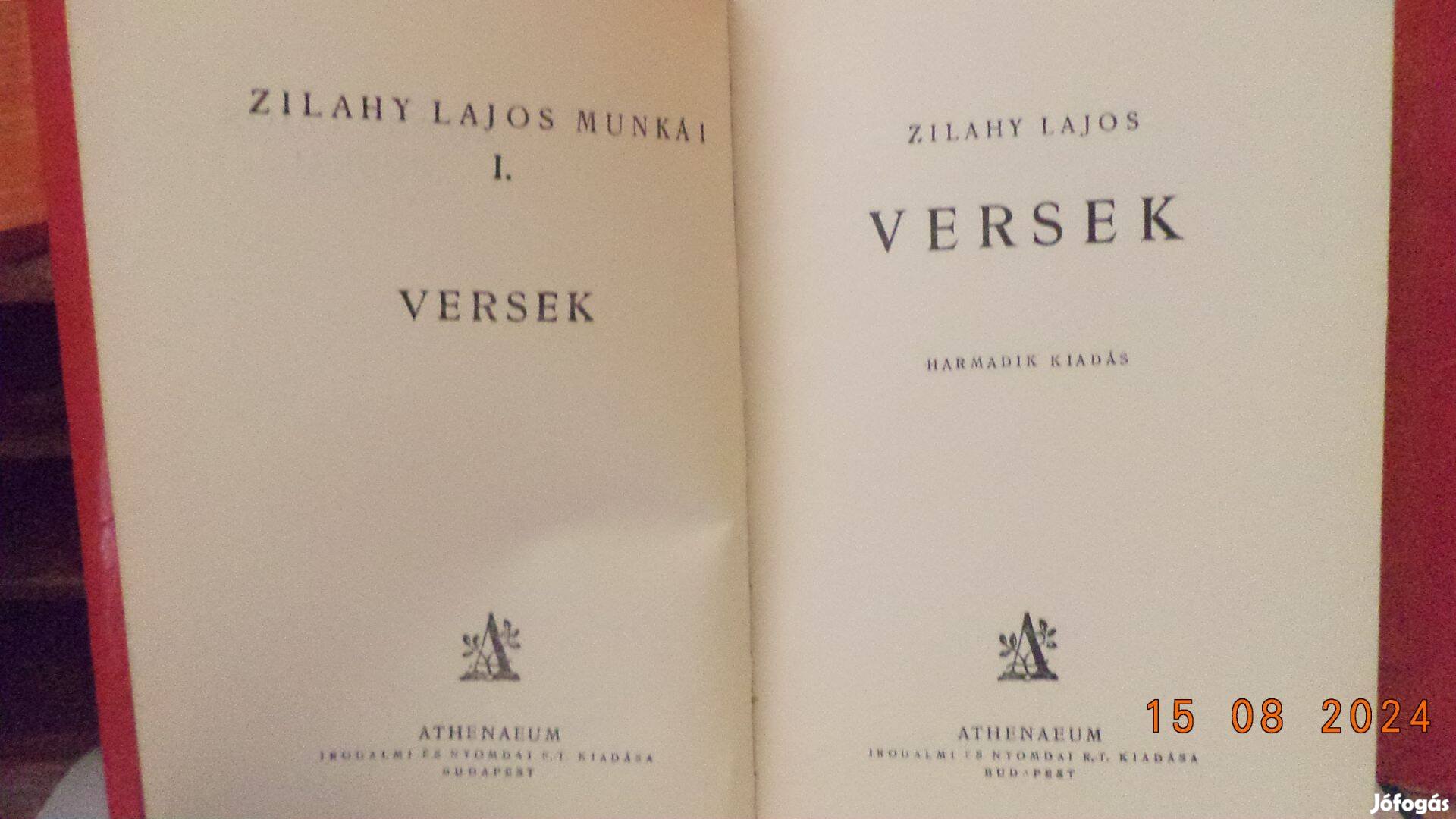 Zilahy Lajos: Versek