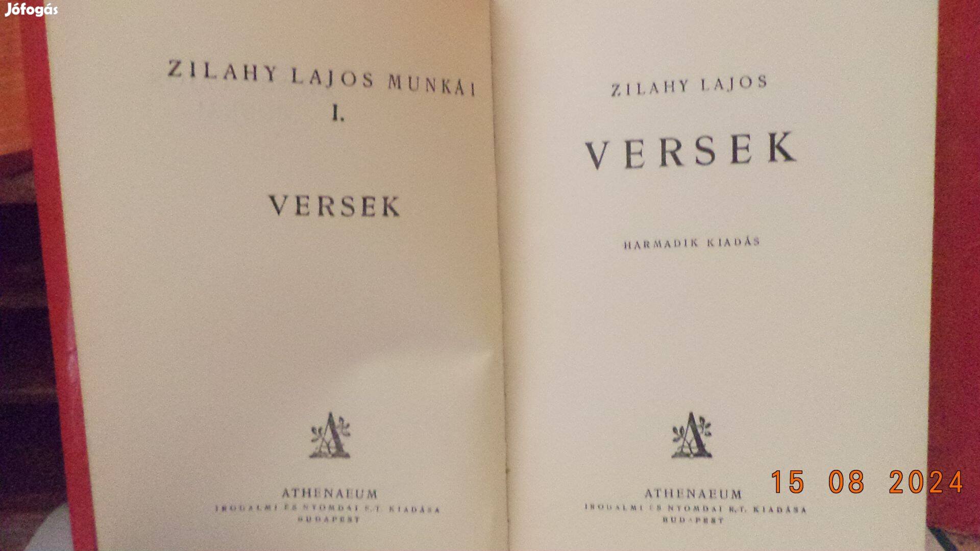 Zilahy Lajos: Versek