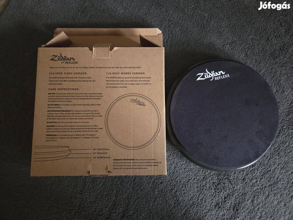 Zildjian Reflexx 10 kétoldalas gyakorlópad dobosoknak