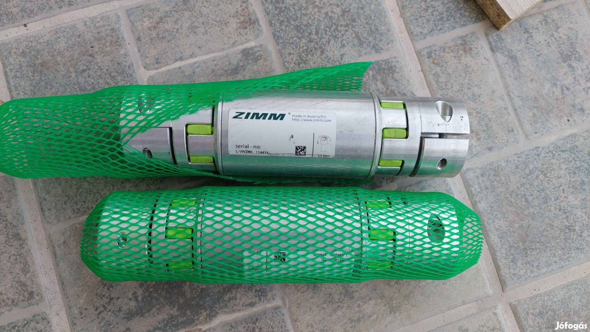 Zimm Vwz-60 összekötő tengely alu 15Nm