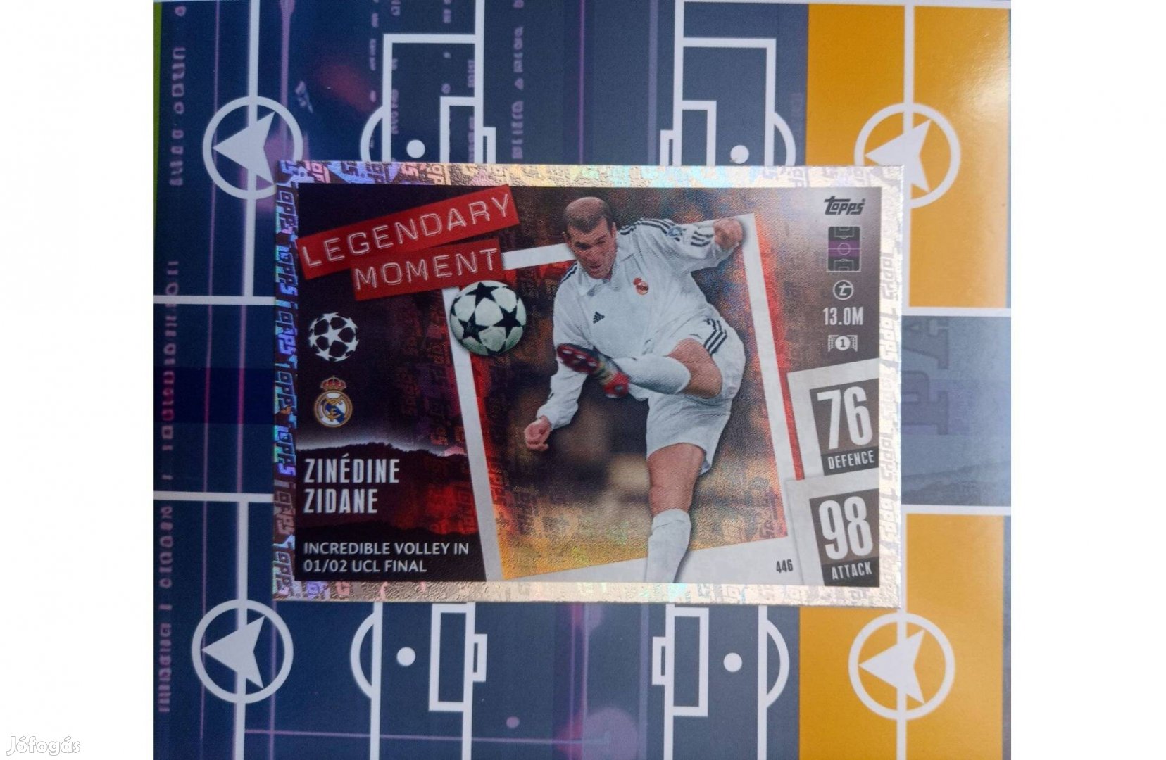 Zinedine Zidane (Real Madrid) Legendary Moment kártya