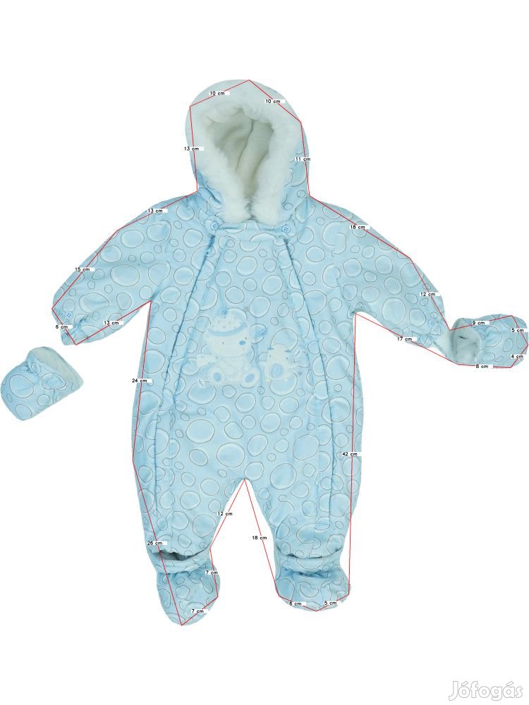 Zip Zap Használt (újszerű) Fiú Baby overál (Méret: 68)