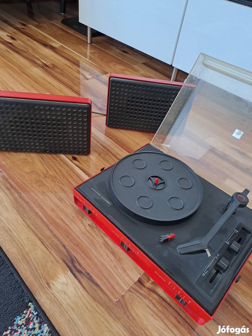Ziphona Combo 523 retro bakelit lemezjátszó 