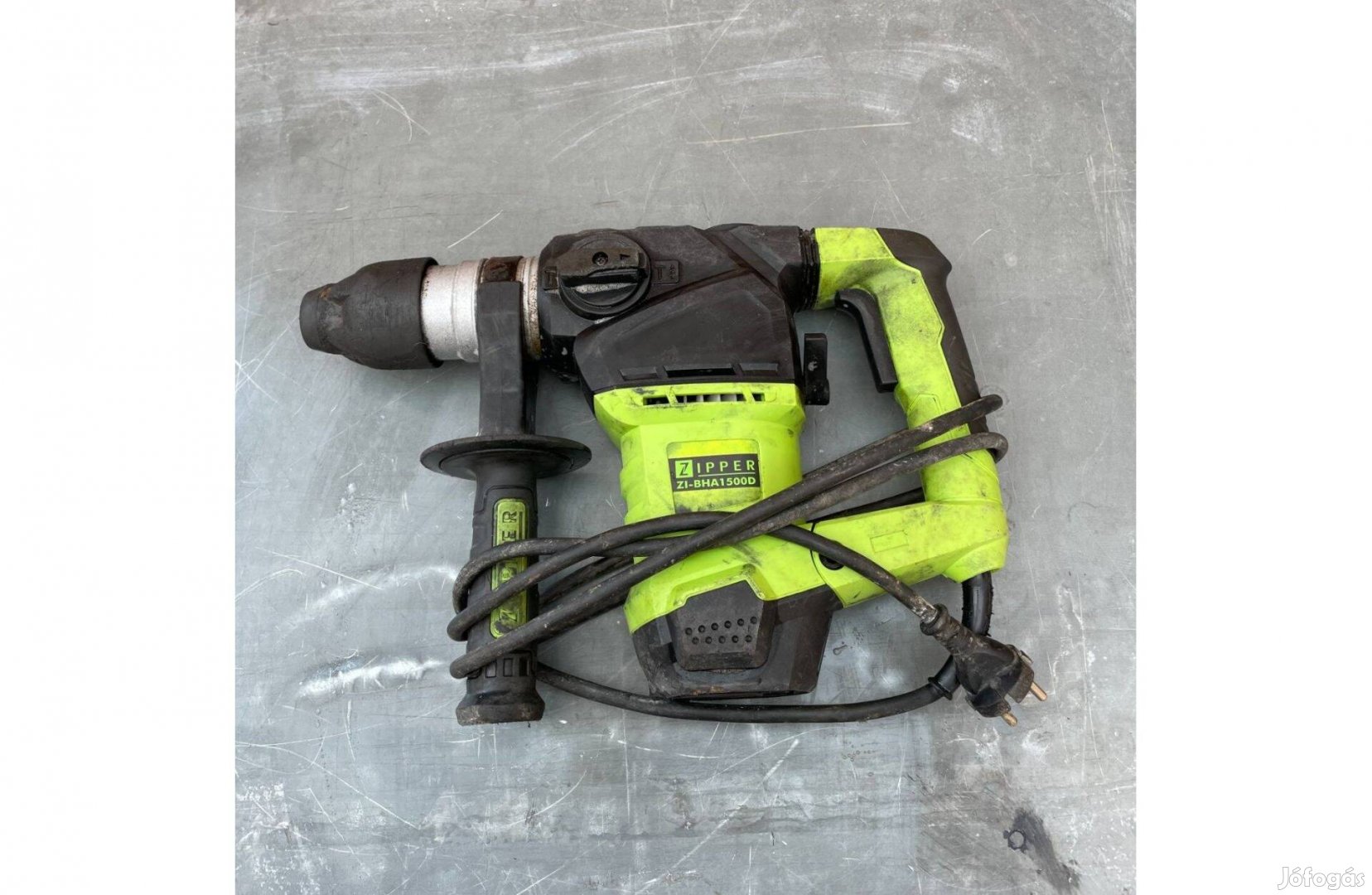 Zipper 1500 W SDS PLUS Üttvefúró Bontókalapács Fúrógép
