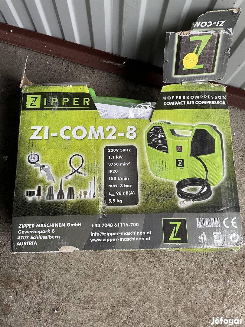Zipper Zi-Com2-8 táskakompresszor szett